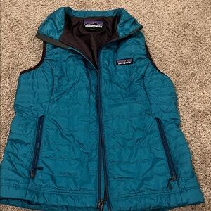 Patagonia Blue Quilted Vest